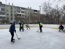 Турнир по хоккею с мячом для членов профсоюза эксплуатационного локомотивного депо Красноярск-Главный 1 февраля 2026