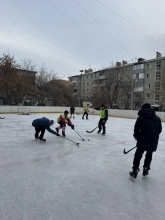Турнир по хоккею с мячом для членов профсоюза эксплуатационного локомотивного депо Красноярск-Главный 1 февраля 2026