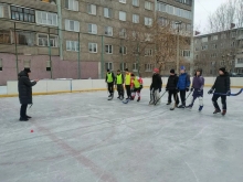 Турнир по хоккею с мячом для членов профсоюза эксплуатационного локомотивного депо Красноярск-Главный 1 февраля 2026