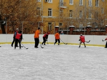 Хоккей в валенках и открытие зимнего сезона на лыжной базе «Восток» коллективом ТЧЭ-2 декабрь 2019