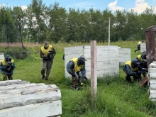 Турнир по пейнтболу для членов профсоюза эксплуатационного локомотивного депо Красноярск-Главный 9 августа 2024