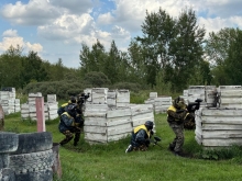 Турнир по пейнтболу для членов профсоюза эксплуатационного локомотивного депо Красноярск-Главный 9 августа 2024