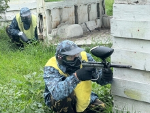 Турнир по пейнтболу для членов профсоюза эксплуатационного локомотивного депо Красноярск-Главный 9 августа 2024