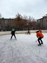 Турнир по хоккею с мячом для членов профсоюза эксплуатационного локомотивного депо Красноярск-Главный 26 января 2025