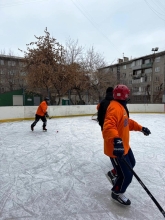 Турнир по хоккею с мячом для членов профсоюза эксплуатационного локомотивного депо Красноярск-Главный 26 января 2025