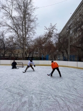 Турнир по хоккею с мячом для членов профсоюза эксплуатационного локомотивного депо Красноярск-Главный 26 января 2025