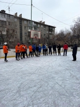 Турнир по хоккею с мячом для членов профсоюза эксплуатационного локомотивного депо Красноярск-Главный 26 января 2025