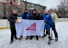 Турнир по хоккею с мячом для членов профсоюза эксплуатационного локомотивного депо Красноярск-Главный 26 января 2025