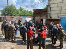 Турнир по пейнтболу для членов профсоюза эксплуатационного локомотивного депо Красноярск-Главный 12 июня 2025