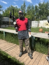 Турнир по пейнтболу для членов профсоюза эксплуатационного локомотивного депо Красноярск-Главный 12 июня 2025
