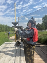 Турнир по пейнтболу для членов профсоюза эксплуатационного локомотивного депо Красноярск-Главный 12 июня 2025