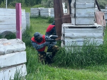 Турнир по пейнтболу для членов профсоюза эксплуатационного локомотивного депо Красноярск-Главный 12 июня 2025