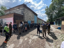 Турнир по пейнтболу для членов профсоюза эксплуатационного локомотивного депо Красноярск-Главный 12 июня 2025