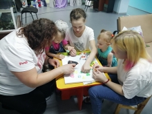 Посещение волонтерами центра социальной помощи семье и детям «Иланский» в селе Карапсель январь 2023