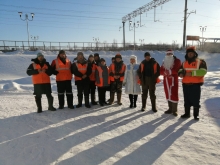 Новогодние мероприятия в Кошурниковской дистанции пути декабрь 2020