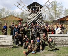 Игра в лазертаг в Красноярской дирекции связи 16 мая 2019