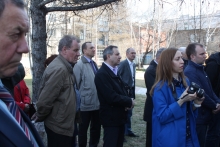 Открытие мемориальной доски памяти Валерия Глотова