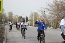 Велопробег, посвящённый 45-летию начала строительства БАМа 18 мая 2019 (Ачинск) 