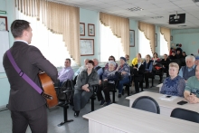 Мероприятие для неработающих пенсионеров в локомотивном депо Красноярск-Главный апрель 2022