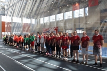 Узловой этап I железнодорожных спортивных игр РОСПРОФЖЕЛ «Мы вместе» в Красноярске 14 мая 2022 