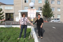 Экологический субботник в Дорожной клинической больнице на станции Красноярск 