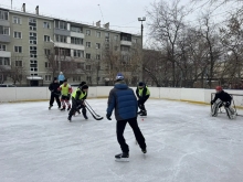 Турнир по хоккею с мячом для членов профсоюза эксплуатационного локомотивного депо Красноярск-Главный 1 февраля 2026