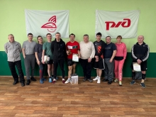 Турнир по теннису в эксплуатационном локомотивном депо Красноярск-Главный 15 февраля 2024