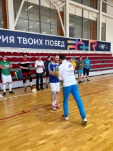 Турнир по мини-футболу для членов профсоюза эксплуатационного локомотивного депо Красноярск-Главный 23 февраля 2025