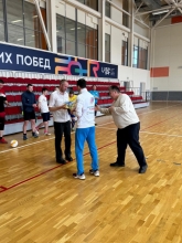 Турнир по мини-футболу для членов профсоюза эксплуатационного локомотивного депо Красноярск-Главный 23 февраля 2025