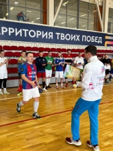 Турнир по мини-футболу для членов профсоюза эксплуатационного локомотивного депо Красноярск-Главный 23 февраля 2025
